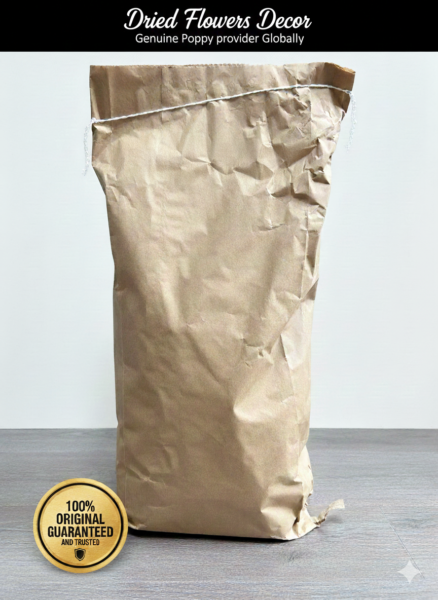 Premium Dried Brown Poppy Pods (1.5 KG) – Natural Poppy Heads for Craft, Wreaths & Floral Home Decor